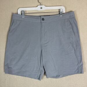 Faherty‎ Short Mens 36 Gray Chino Flat Front Pockets Regular Fit 7"